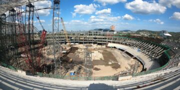 Avanza construcción del nuevo Estadio Nacional que posicionará a El Salvador como referente deportivo regional