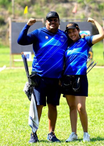 El Salvador conquista el oro en equipo mixto de arco compuesto en el Grand Prix de las Américas