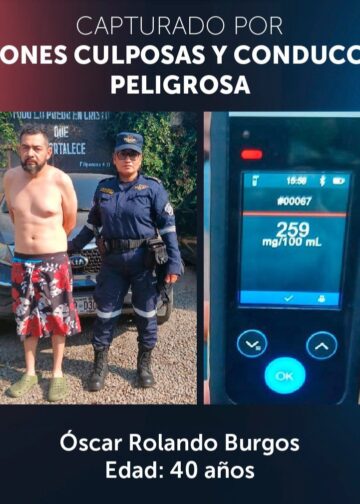 Conductor ebrio atropella a mujer y es capturado tras intentar huir en Santa Ana