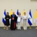 Canciller de El Salvador reconoce la labor del nuncio Luigi Roberto Cona en acto oficial