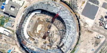 Estadio Nacional sigue tomando forma y avanza hacia convertirse en un ícono deportivo regional