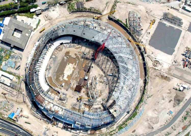 Estadio Nacional sigue tomando forma y avanza hacia convertirse en un ícono deportivo regional