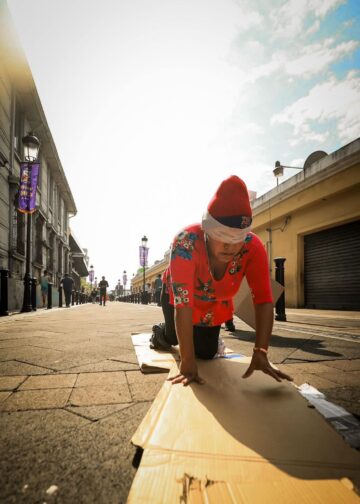 Fe y sacrificio marcan la peregrinación de fieles hacia El Calvario en Viernes Santo