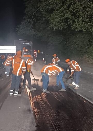 Avanzan trabajos en la troncal del norte para mejorar la circulación en Guazapa