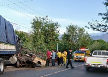 Fatal colisión por invasión de carril en el km 81 de Santa Ana a Candelaria de la Frontera