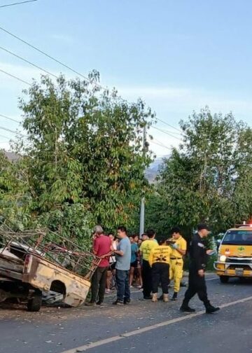 Fatal colisión por invasión de carril en el km 81 de Santa Ana a Candelaria de la Frontera