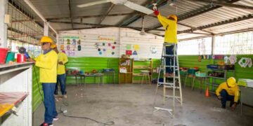 Más de 200 estudiantes contarán con espacios renovados para su educación en Zacatecoluca
