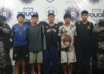 Capturan a cinco pandilleros en Soyapango, tras denuncia ciudadana