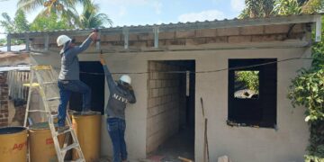 Construyen viviendas para familias vulnerables en El Refugio, Ahuachapán