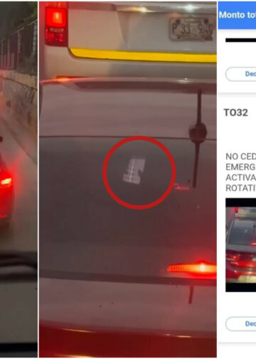 Conductor multado por distraerse con el celular y obstaculizar paso a bomberos en Lourdes