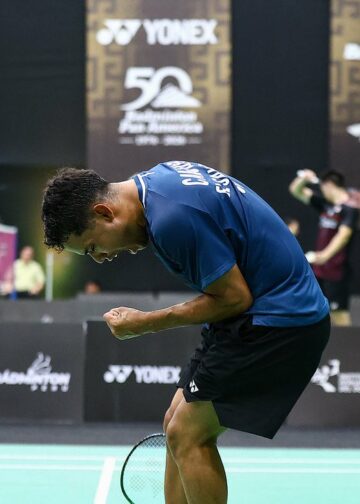 Uriel Canjura conquista plata en Lima y reafirma su nivel en el bádminton panamericano