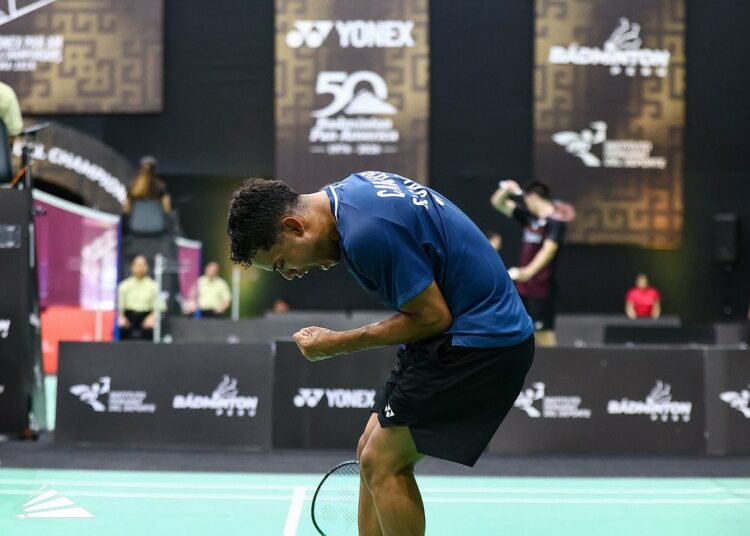 Uriel Canjura conquista plata en Lima y reafirma su nivel en el bádminton panamericano