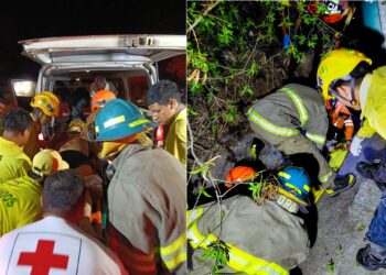 Conductor sobrevive tras caer con su vehículo desde bypass de Izalco