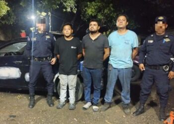 Desarticulan intento de fraude vehicular y capturan a tres implicados