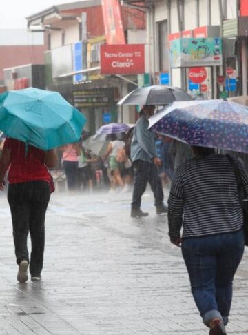 Semana con lluvias vespertinas, vientos acelerados y calor intenso en todo el país