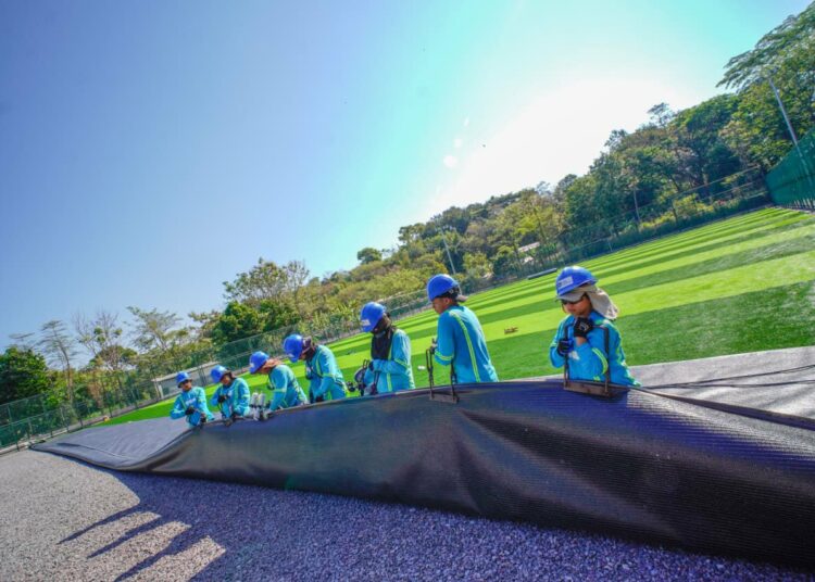 Nuevo polideportivo en cantón La Montaña beneficiará a miles de familias en Morazán Sur