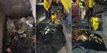 Gobierno refuerza limpieza de drenajes y advierte sobre riesgos de tirar basura en zonas urbanas