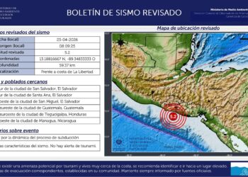 Sismo de magnitud 5.2 se registra frente a la costa de La Libertad con epicentro cercano a Playa San Diego