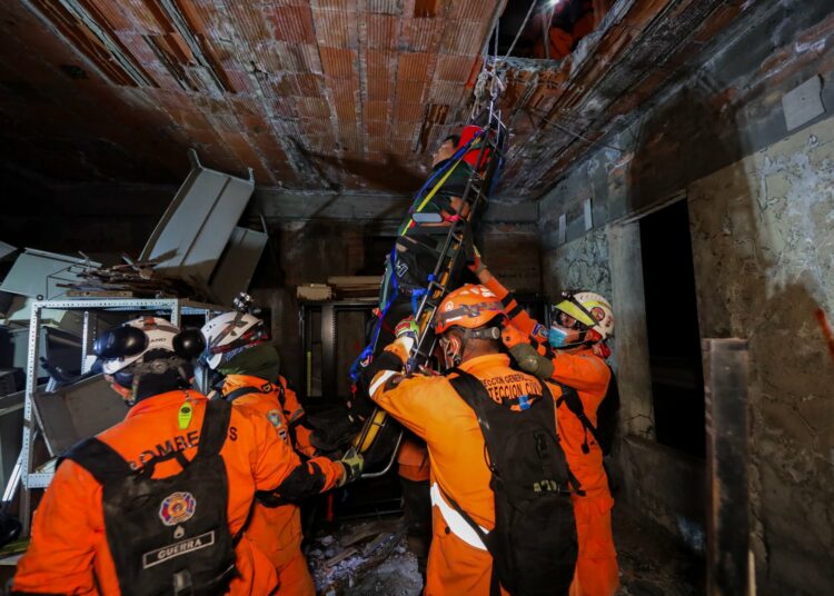 USAR El Salvador pone a prueba maniobras de alto nivel en rescate por estructuras colapsadas