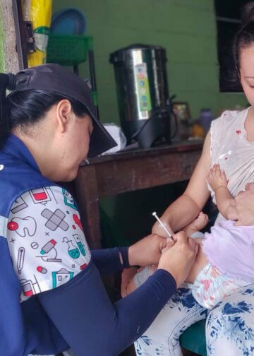 Campaña preventiva de vacunación busca evitar brotes de sarampión