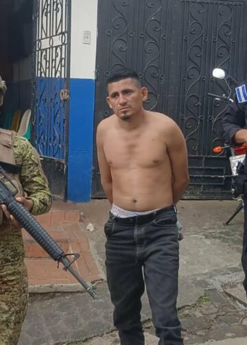 Capturan a pandillero de la ms13 con órdenes de arresto en San Miguel