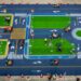 Niños aprenden seguridad vial mediante juegos interactivos en plaza Salvador del Mundo
