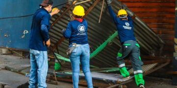 Continúan trabajabos de reordenamiento de calles en la capital