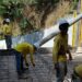 Gobierno intervienen calle en Usulután