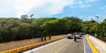 Nuevo puente sobre rio Guastena beneficiara a familias en Chalatenango