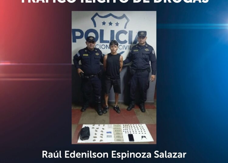 Capturan a presunto distribuidor de droga tras operativo en Ciudad Arce