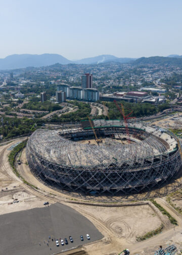 Nuevo Estadio Nacional avanza como símbolo de modernidad y sostenibilidad en El Salvador