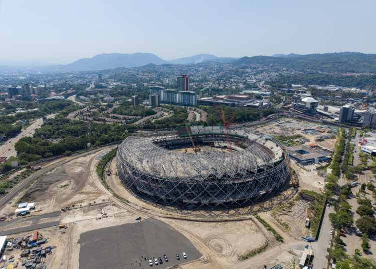Nuevo Estadio Nacional avanza como símbolo de modernidad y sostenibilidad en El Salvador