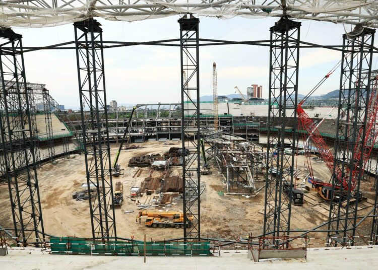 Avanza la construcción del Estadio Nacional de El Salvador con nuevas obras en el área de estacionamientos