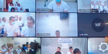 Pandilleros capturados bajo régimen de excepción reciben hasta 66 años de prisión en San Rafael Cedros, Cuscatlán