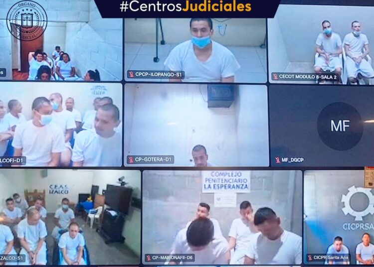 Pandilleros capturados bajo régimen de excepción reciben hasta 66 años de prisión en San Rafael Cedros, Cuscatlán