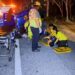 Un fallecido y un lesionado tras aparatosa volcadura sobre Carretera de Oro
