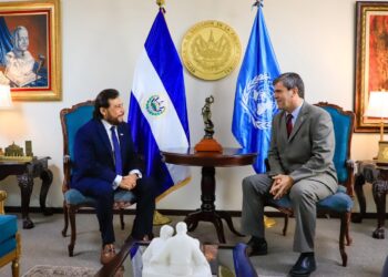 Vicepresidente Ulloa y PNUD acuerdan fortalecer proyectos de desarrollo e innovación en El Salvador