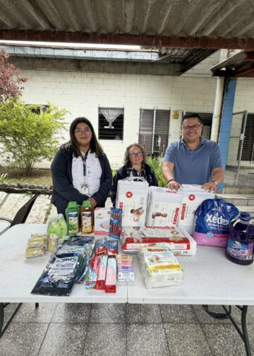 Fundación sé feliz beneficia con donativo a niños en hogar Adalberto Guirola de Santa Tecla