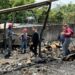 Alcalde Henry Flores supervisa limpieza tras incendio en cantón El Matazano