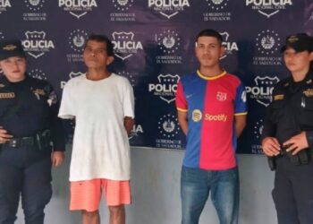 Capturan a dos hombres tras pelea en vía pública en Sonsonate