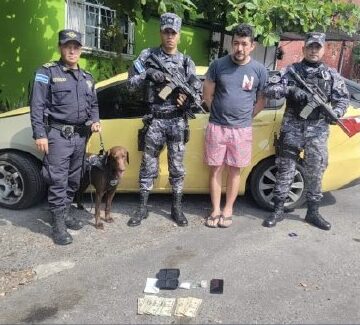 Detienen a hombre con metanfetamina y dinero en efectivo en Soyapango