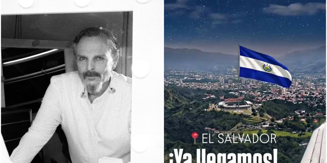 Miguel Bosé confirma su llegada a El Salvador previo a su esperado concierto del Importante Tour