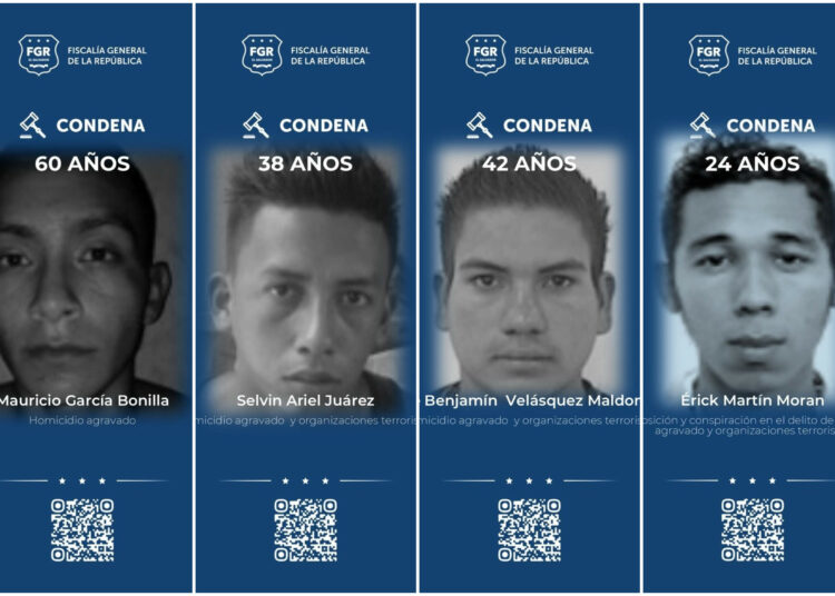 Tribunal de La Unión dicta severas condenas a pandilleros por homicidio y otros delitos graves