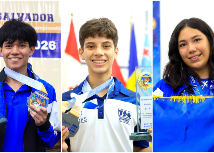 Talento salvadoreño brilla en el cierre del Panamericano de Ajedrez U7-U17 en playa Salinitas
