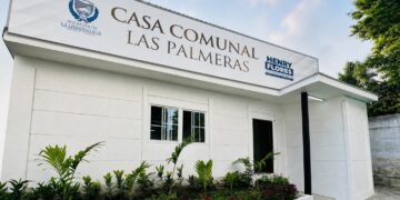 Alcaldía de La Libertad Sur inaugura casa comunal en Las Palmeras