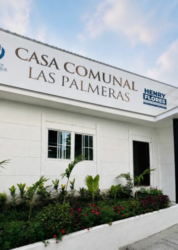 Alcaldía de La Libertad Sur inaugura casa comunal en Las Palmeras