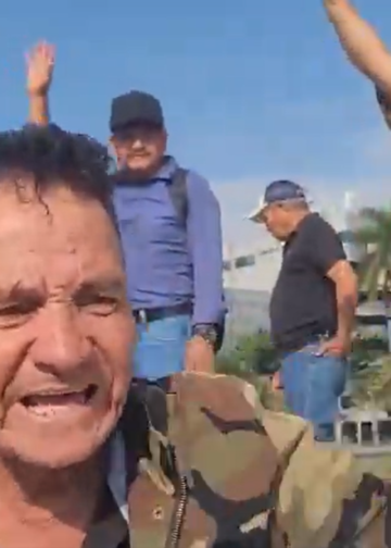 Veteranos exigen aumento de pensión, indemnización y tierras durante marcha del 1 de mayo