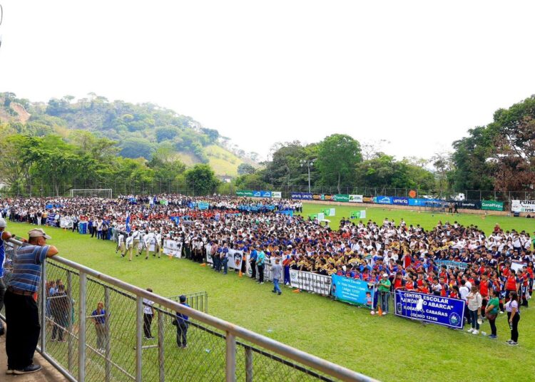 Sensuntepeque inaugura la fase regional de los Juegos Estudiantiles 2026