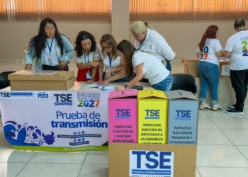 TSE evalúa sistema de registro y transmisión de actas con prueba interna a nivel nacional