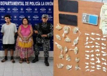 Madre e hijo capturados por posesión y tenencia de drogas